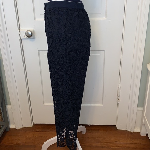 KOBI HALPERIN CROPPED CROCHET WIDE LEG PANTS - Picture 4 of 11